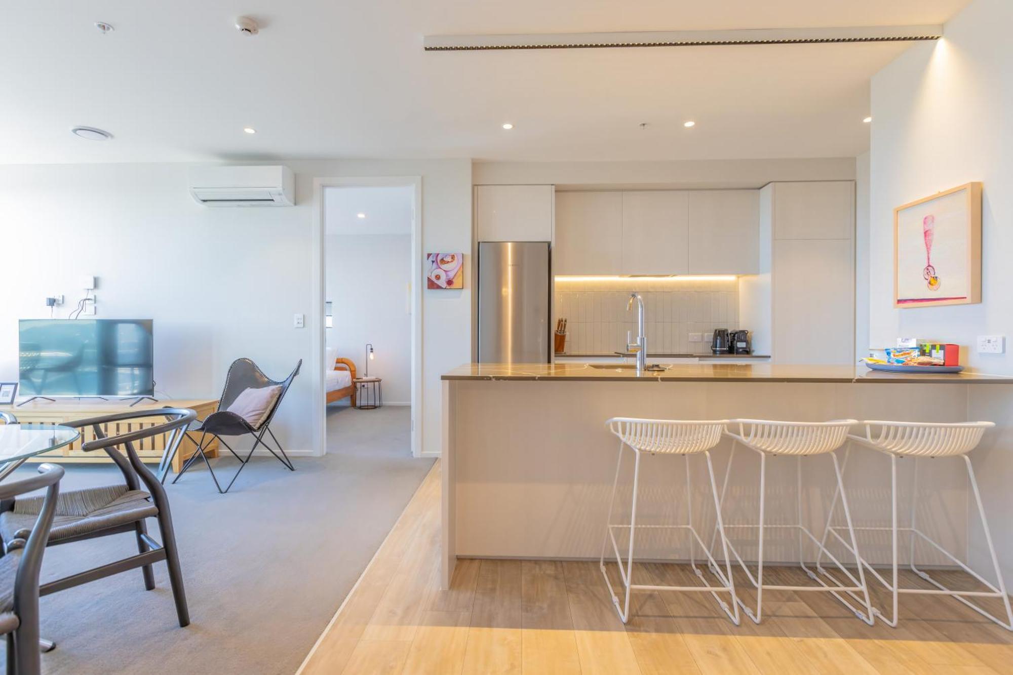 Luxury 2 Bedroom Cbd Apartment With Free Parking Christchurch Esterno foto